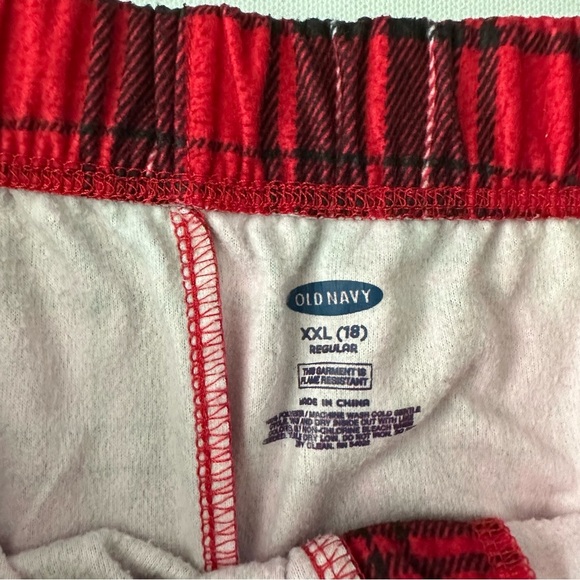 Old Navy Boys Plaid Christmas Pajama Pants Size XXL - Picture 4 of 13